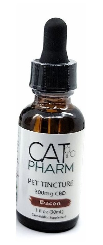 The Cat Pharm Bacon Flavor pet tincture, front label